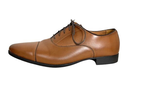 Zara Man Brown Cap-Toe Derby Style Oxfords EU 43 / US 10 Office Church Casual main image 2